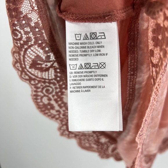 LOGO Lori Goldstein Light Tunic Blouse Quarter Sleeve Scoop Neckline Women Large - Picture 4 of 9